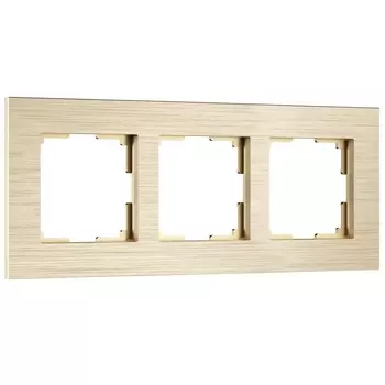 Рамка Werkel AluMax на 3 поста шампань W0033511 4690389204081