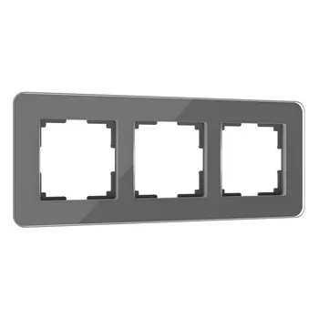 Рамка Werkel Elite на 3 поста графит W0032440 4690389180774