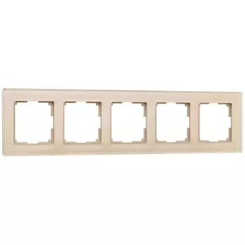 Рамка Werkel Favorit на 5 постов шампань W0051111 4690389160134