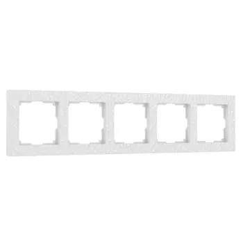 Рамка Werkel Hammer на 5 постов белый W0052401 4690389163531