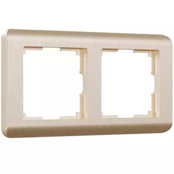 Рамка Werkel Stream на 2 поста шампань W0022111 4690389162244