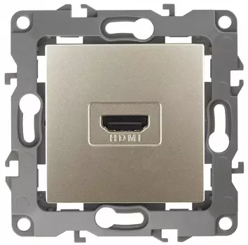 Розетка HDMI ЭРА 12 12-3114-04