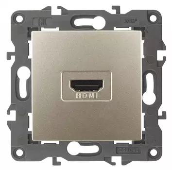 Розетка HDMI ЭРА Elegance 14-3114-04