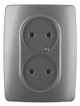 Розетка ЭРА 12 2x2P 16A 250V 12-2107-12