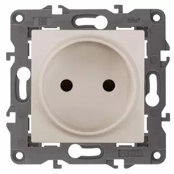 Розетка ЭРА Elegance 2P 16A 250V 14-2105-02