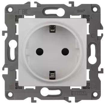 Розетка ЭРА Elegance 2P E Schuko 16A 250V 14-2101-01