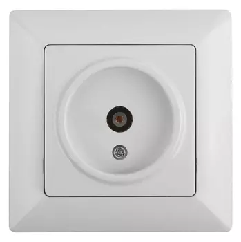 Розетка TV ЭРА Intro Solo белый 4-301-01 Б0043368