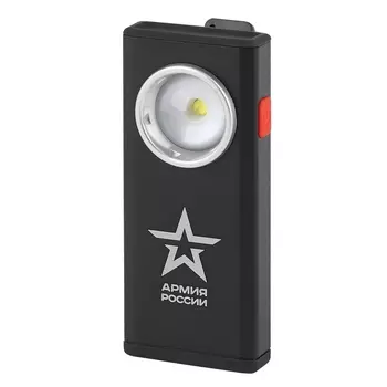 Ручной светодиодный фонарь ЭРА Армия России Офицерский аккумуляторный 105х37 750 лм RA-802