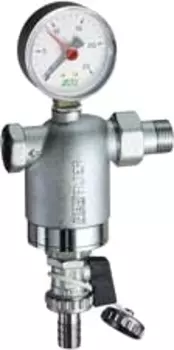 Сетчатый фильтр FAR FA 3946 12100 1/2 с манометром, нар-вн