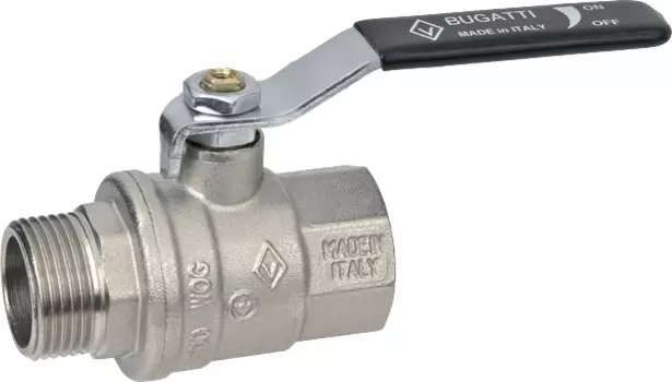 Шаровый кран Bugatti Oregon 306 1 1/4 нар-вн, рычаг 03060107