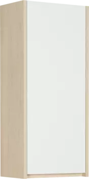 Шкаф Акватон Сканди 35 белый, дуб верона 1A255003SDB20