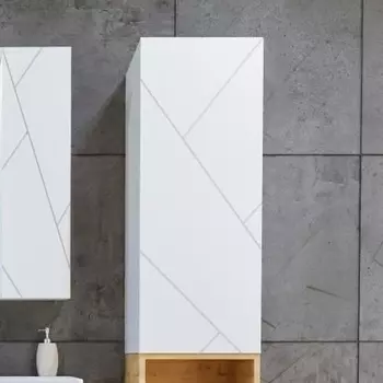 Шкаф Бриклаер Кристалл 90 белый 4627125416026