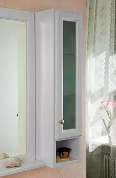 Шкаф La Beaute Classic Michel белый матовый, матовое стекло, золото R SMI24LBO.Dx.O.OR