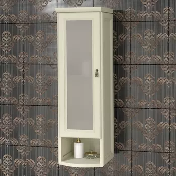 Шкаф Opadiris Клио 30 L, слоновая кость, матовое стекло Z0000014867