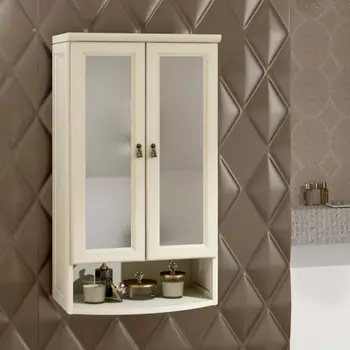 Шкаф Opadiris Клио 60 слоновая кость, матовое стекло Z0000014537