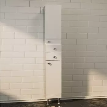 Шкаф-пенал 1MarKa Story 29Н R, белый глянец У99312