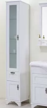 Шкаф-пенал Акватон Идель L дуб белый 1A198003IDM7L