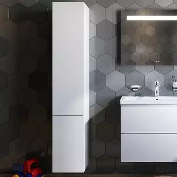 Шкаф-пенал Am.Pm Gem L белый глянец, подвесной M90CHL0306WG