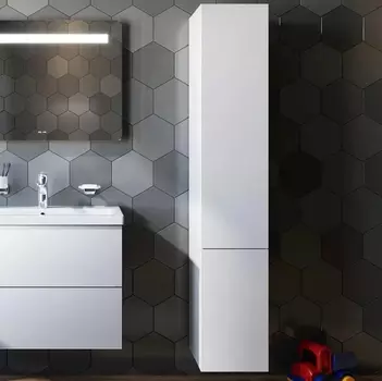 Шкаф-пенал Am.Pm Gem R белый глянец, подвесной M90CHR0306WG