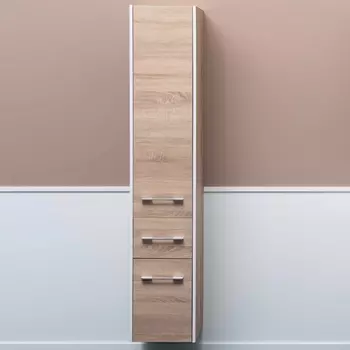 Шкаф-пенал Aquanet Августа 35 R, дуб сонома 210017