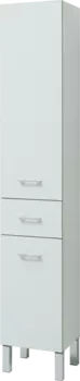 Шкаф-пенал Aquanet Верона 35 L белый напольный 187487