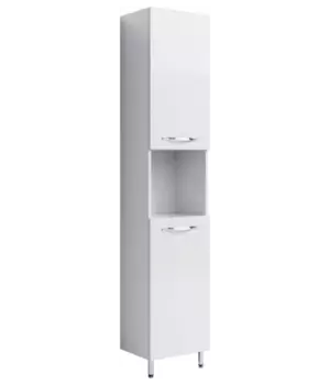 Шкаф-пенал Aqwella Аллегро 40 с бельевой корзиной Agr.05.04