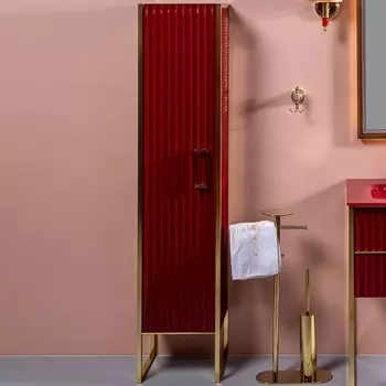 Шкаф-пенал Armadi Art Monaco L, бордо, золото 868-RG-L