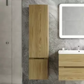 Шкаф-пенал Art&Max Techno 40 дуб мадейра янтарь, L AM-Techno-1600-AC-SO-LW674-L