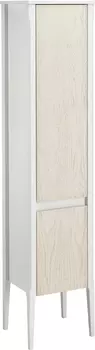 Шкаф-пенал ASB-Woodline Лорена 40 белый/бежеый /12210