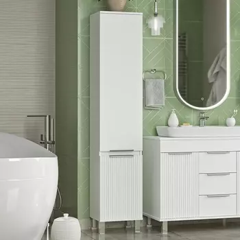 Шкаф-пенал Brevita Enfida 35 L белый ENF-05035-010L