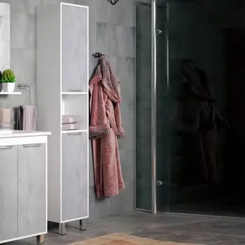 Шкаф-пенал Corozo Чикаго 35 бетон SD-00000307