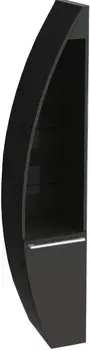 Шкаф-пенал De Aqua Эскалада RS0 L открытый, черный 167583