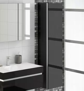 Шкаф-пенал Ingenium Axioma 35 черный глянец R Ax 350.20 черный глянец R