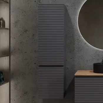 Шкаф-пенал Jorno Cossety 35 антрацит Coss.04.124/P/A/JR