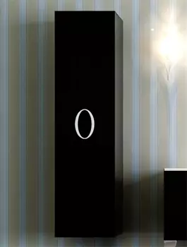 Шкаф-пенал La Beaute Gard/Kantal/Savoie 40 черный, фурнитура хром CGdKS2