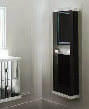 Шкаф-пенал La Beaute Loiret SW 49 черный CL2SW