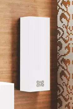 Шкаф-пенал La Beaute Moselle 40 белый, фурнитура хром R CMo1Dx