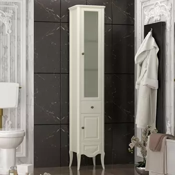 Шкаф-пенал Opadiris Брунелла слоновая кость, R 00-00004352