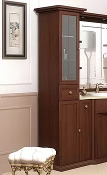 Шкаф-пенал Opadiris Корсо-оро №6 L, орех