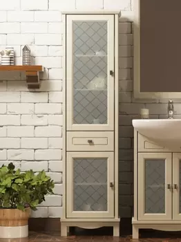 Шкаф-пенал Opadiris Омега 45 L, слоновая кость 00-00001616