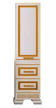 Шкаф-пенал Opadiris Оникс R золотая патина Z0000005742