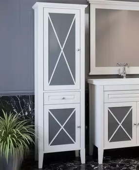 Шкаф-пенал Opadiris Палермо L белый Z0000008258