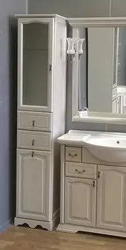 Шкаф-пенал Opadiris Риспекто 40 L слоновая кость Z0000006258