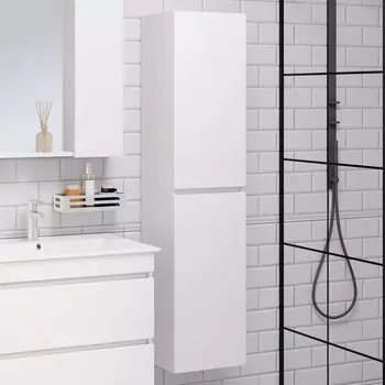 Шкаф-пенал Runo Манхэттен белый 00-00001048