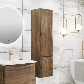 Шкаф-пенал Runo Тоскана темное дерево 00-00001420