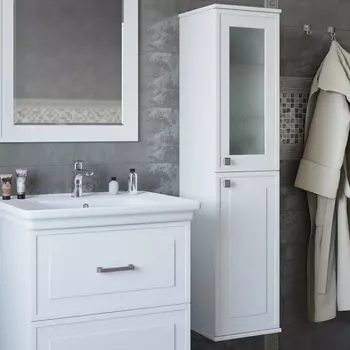 Шкаф-пенал Sanflor Модена R, белый С04614