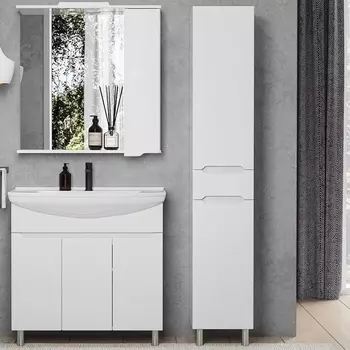 Шкаф-пенал Sanstar Bianca напольный, белый 142.1-3.5.1.