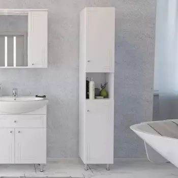 Шкаф-пенал Sanstar Июнь напольный, белый 8.1-3.4.1.