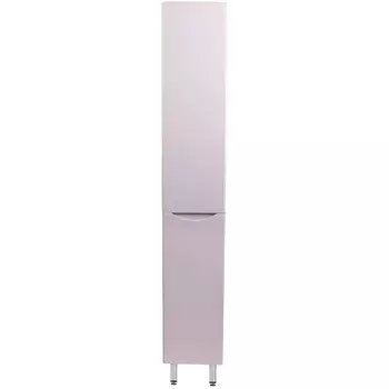 Шкаф-пенал Style Line Бергамо Люкс Plus 30 L с бельевой корзиной, антискрейтч белый СС-00002326