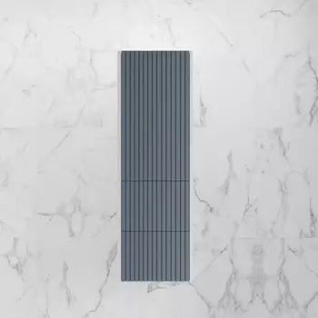 Шкаф-пенал Style Line Стокгольм 36, подвесной, графит софт ЛС-00002317